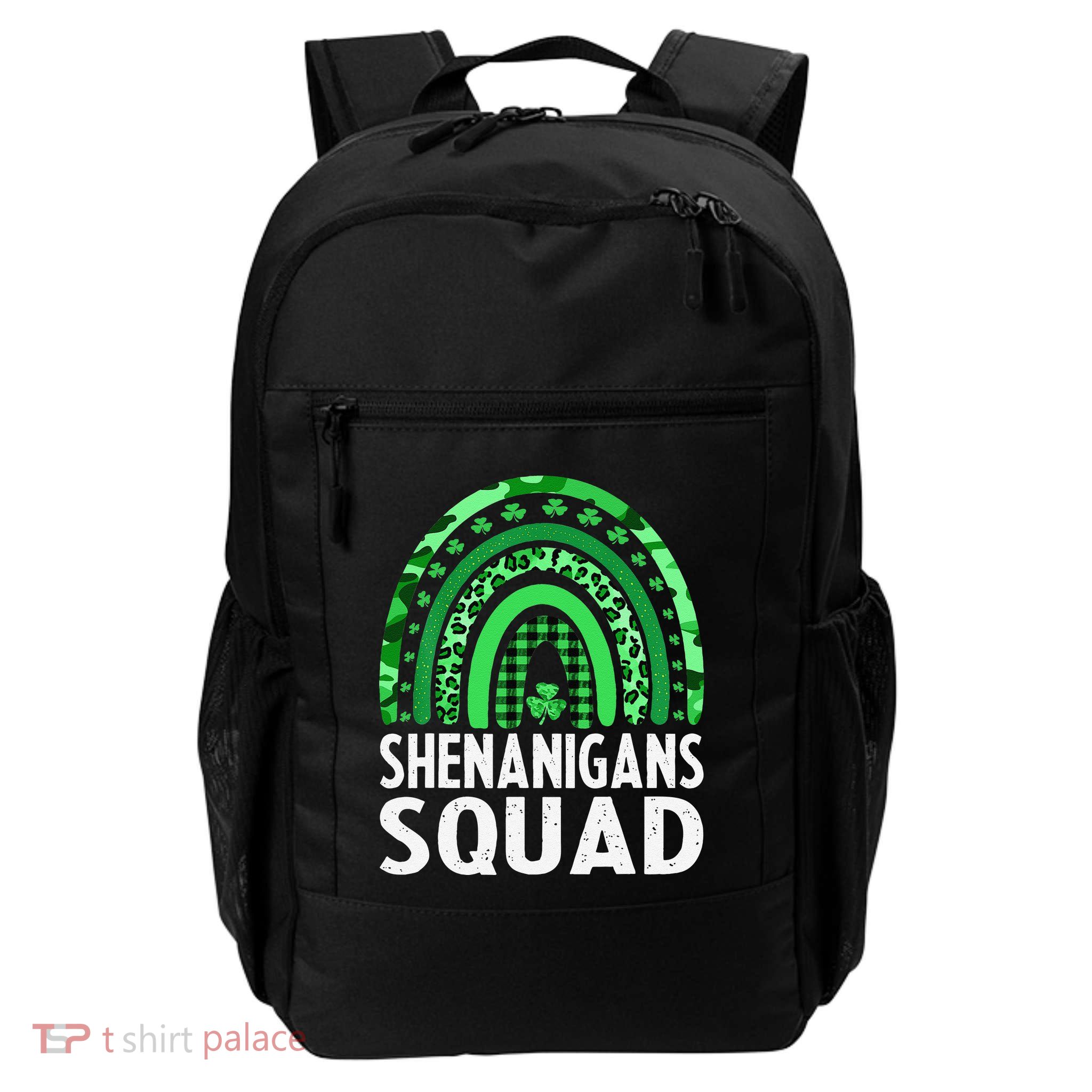 Rainbow Shenanigans Squad St Patricks Day Costume  Backpack