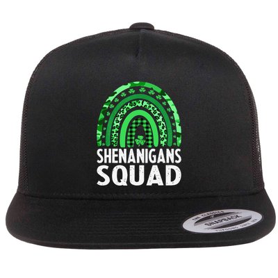 Rainbow Shenanigans Squad St Patricks Day Costume  Flatbill Hat