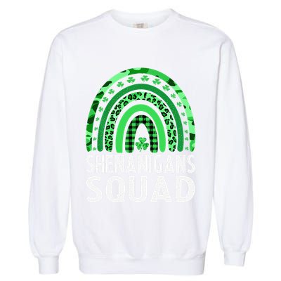 Rainbow Shenanigans Squad St Patricks Day Costume  Garment-Dyed Sweatshirt