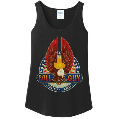 Retro Stuntman Stunt Performer Vintage Tee Ladies Essential Tank