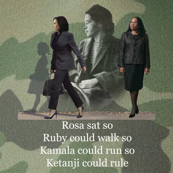 Rosa Sat So Ruby Could Walk So Kamala Could Run So Ketanji Could Rule Legacy Tie Dye Trucker Hat