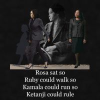 Rosa Sat So Ruby Could Walk So Kamala Could Run So Ketanji Could Rule Ladies PosiCharge Tri-Blend Wicking Tank