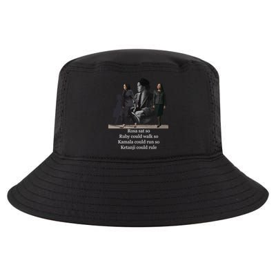 Rosa Sat So Ruby Could Walk So Kamala Could Run So Ketanji Could Rule Cool Comfort Performance Bucket Hat