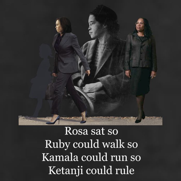 Rosa Sat So Ruby Could Walk So Kamala Could Run So Ketanji Could Rule Cool Comfort Performance Bucket Hat