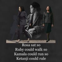 Rosa Sat So Ruby Could Walk So Kamala Could Run So Ketanji Could Rule Knit Cap Winter Beanie