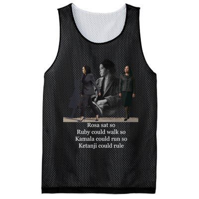 Rosa Sat So Ruby Could Walk So Kamala Could Run So Ketanji Could Rule Mesh Reversible Basketball Jersey Tank