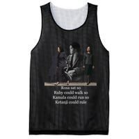 Rosa Sat So Ruby Could Walk So Kamala Could Run So Ketanji Could Rule Mesh Reversible Basketball Jersey Tank