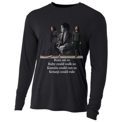 Rosa Sat So Ruby Could Walk So Kamala Could Run So Ketanji Could Rule Cooling Performance Long Sleeve Crew