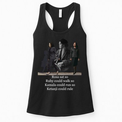 Rosa Sat So Ruby Could Walk So Kamala Could Run So Ketanji Could Rule Womens Tank Top