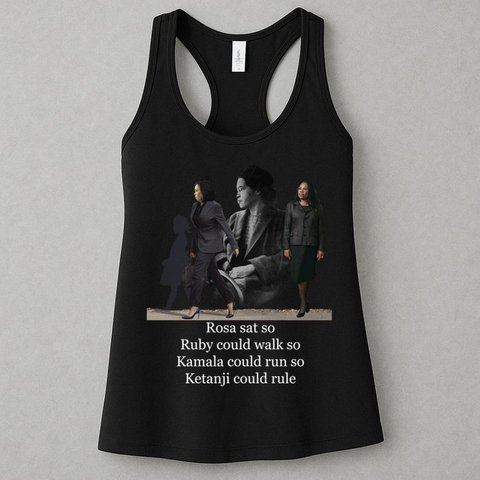 Rosa Sat So Ruby Could Walk So Kamala Could Run So Ketanji Could Rule Womens Tank Top