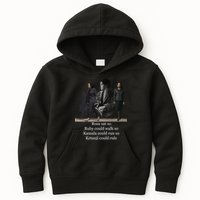 Rosa Sat So Ruby Could Walk So Kamala Could Run So Ketanji Could Rule Kids Hoodie