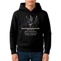 Rosa Sat So Ruby Could Walk So Kamala Could Run So Ketanji Could Rule Kids Hoodie