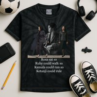 Rosa Sat So Ruby Could Walk So Kamala Could Run So Ketanji Could Rule Kids Tie-Dye T-Shirt