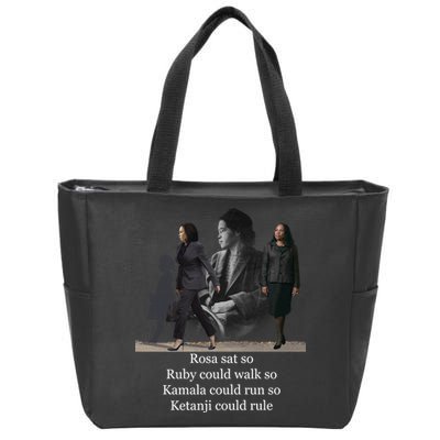 Rosa Sat So Ruby Could Walk So Kamala Could Run So Ketanji Could Rule Zip Tote Bag