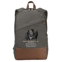 Rosa Sat So Ruby Could Walk So Kamala Could Run So Ketanji Could Rule Cotton Canvas Backpack