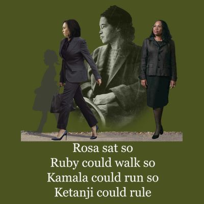 Rosa Sat So Ruby Could Walk So Kamala Could Run So Ketanji Could Rule T-Shirt