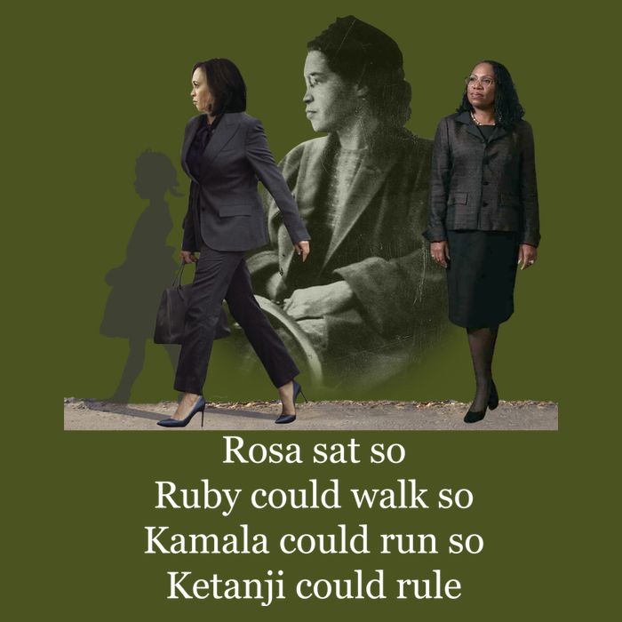 Rosa Sat So Ruby Could Walk So Kamala Could Run So Ketanji Could Rule T-Shirt