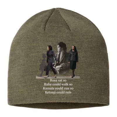 Rosa Sat So Ruby Could Walk So Kamala Could Run So Ketanji Could Rule Sustainable Beanie