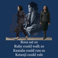 Rosa Sat So Ruby Could Walk So Kamala Could Run So Ketanji Could Rule Infant Baby Jersey Bodysuit