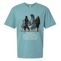 Rosa Sat So Ruby Could Walk So Kamala Could Run So Ketanji Could Rule Sueded Cloud Jersey T-Shirt