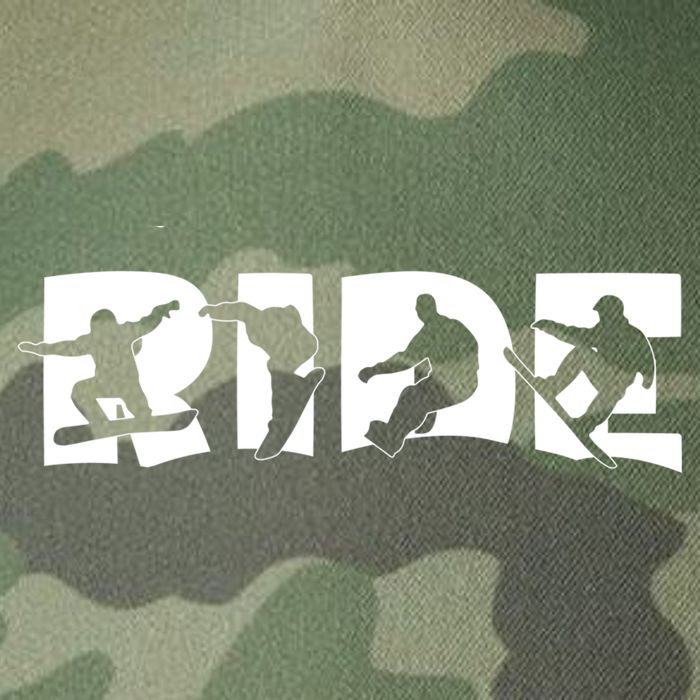 RIDE Snowboard, Silhouette Snowboarding Legacy Tie Dye Trucker Hat