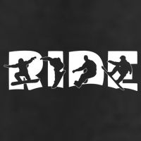 RIDE Snowboard, Silhouette Snowboarding 15oz Campfire Ceramic Mug