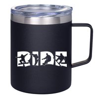 RIDE Snowboard, Silhouette Snowboarding 12oz Stainless Steel Coffee Mug