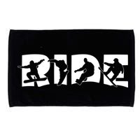 RIDE Snowboard, Silhouette Snowboarding Microfiber Hand Towel
