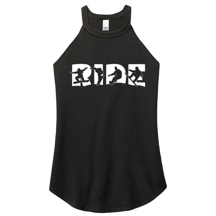 RIDE Snowboard, Silhouette Snowboarding Women's Perfect Tri Rocker Tank