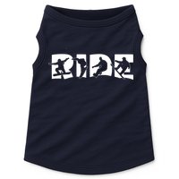 RIDE Snowboard, Silhouette Snowboarding Doggie Tank