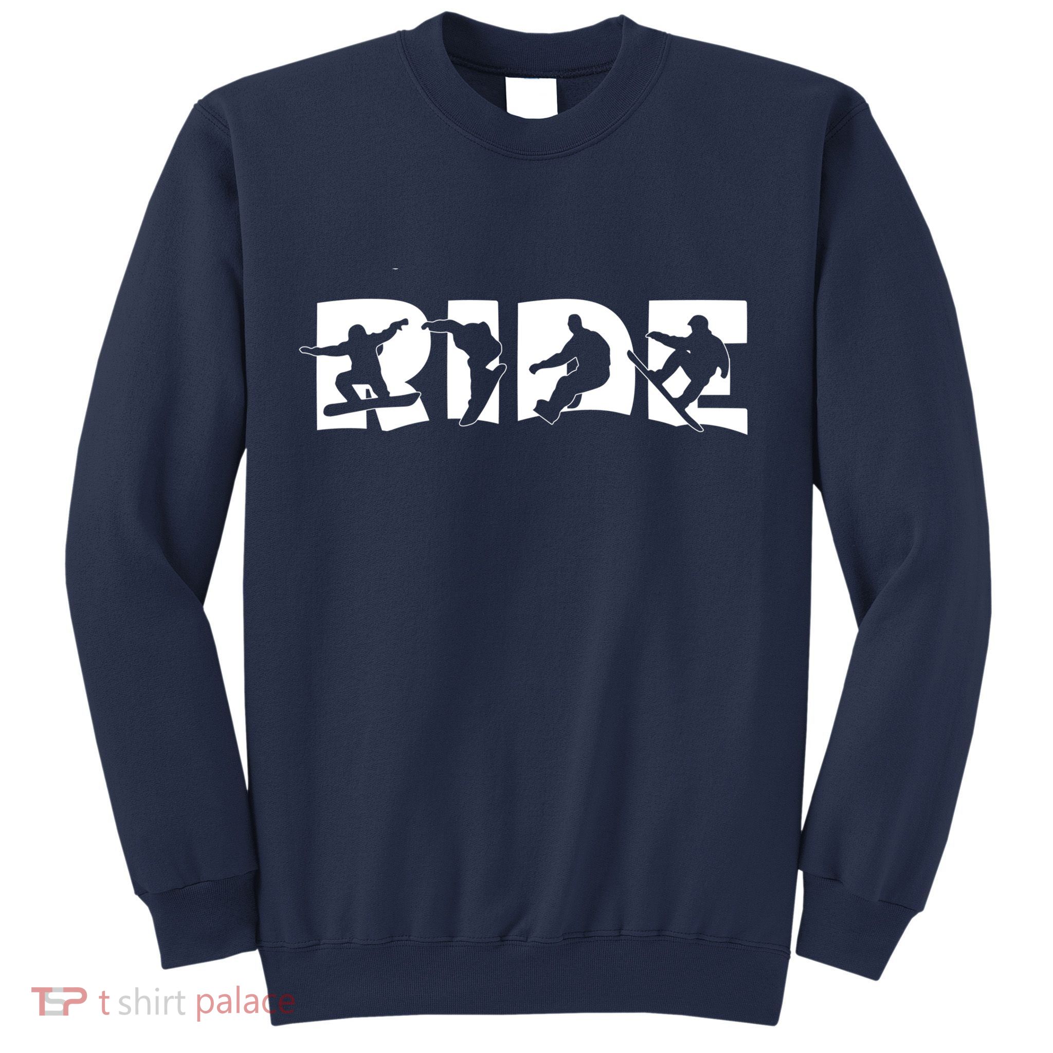 RIDE Snowboard, Silhouette Snowboarding Sweatshirt