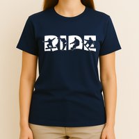 RIDE Snowboard, Silhouette Snowboarding T-Shirt