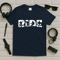 RIDE Snowboard, Silhouette Snowboarding T-Shirt