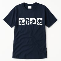 RIDE Snowboard, Silhouette Snowboarding Tall T-Shirt