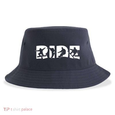 RIDE Snowboard, Silhouette Snowboarding Sustainable Bucket Hat