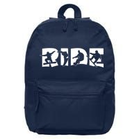 RIDE Snowboard, Silhouette Snowboarding 16 in Basic Backpack