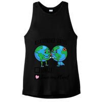 Relationship Status Save Our Planet Funny Gift Ladies PosiCharge Tri-Blend Wicking Tank