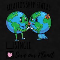 Relationship Status Save Our Planet Funny Gift Ladies PosiCharge Tri-Blend Wicking Tank