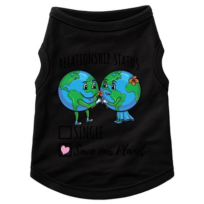 Relationship Status Save Our Planet Funny Gift Doggie Tank
