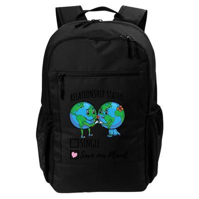 Relationship Status Save Our Planet Funny Gift Backpack