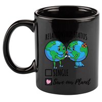 Relationship Status Save Our Planet Funny Gift 11oz C Handle Ceramic Mug