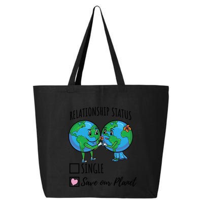 Relationship Status Save Our Planet Funny Gift 25L Jumbo Tote