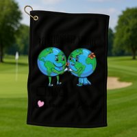 Relationship Status Save Our Planet Funny Gift Golf Towel