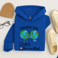 Relationship Status Save Our Planet Funny Gift Hoodie