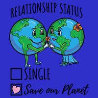 Relationship Status Save Our Planet Funny Gift Pom Pom 12in Knit Beanie