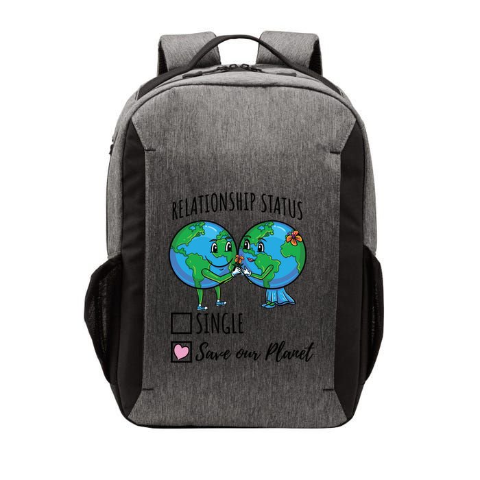 Relationship Status Save Our Planet Funny Gift Vector Backpack