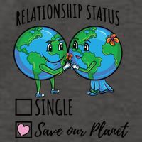Relationship Status Save Our Planet Funny Gift Vector Backpack