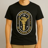 Retro Surfing Summer Logo T-Shirt