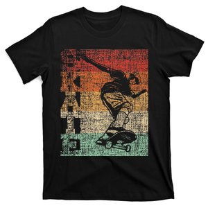 Retro Skate Skateboarder Skateboard Skateboarding Skater T-Shirt