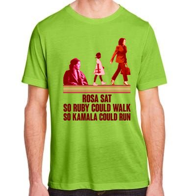 Rosa Sat So Ruby Could Walk So Kamala Could Run Kamala Harris 2024 Adult ChromaSoft Performance T-Shirt